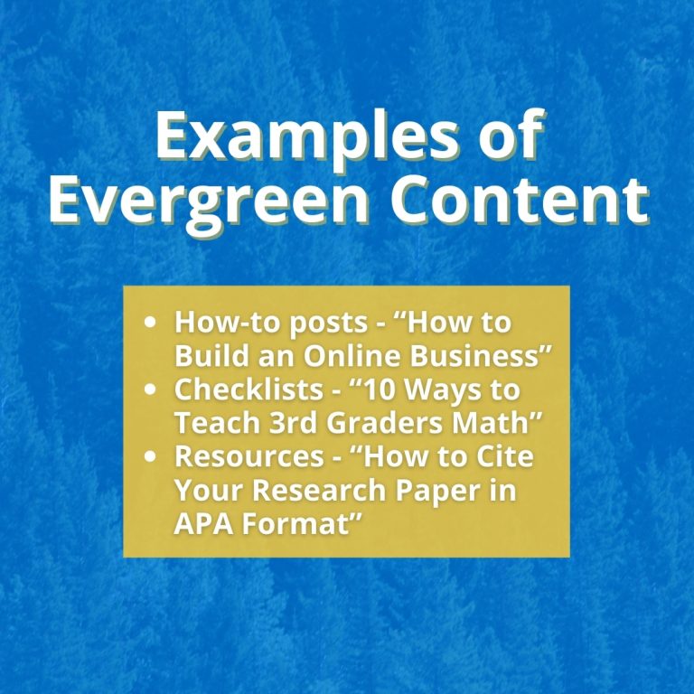 What Is Evergreen Content and Why Do You Need It? - Stellar Blog